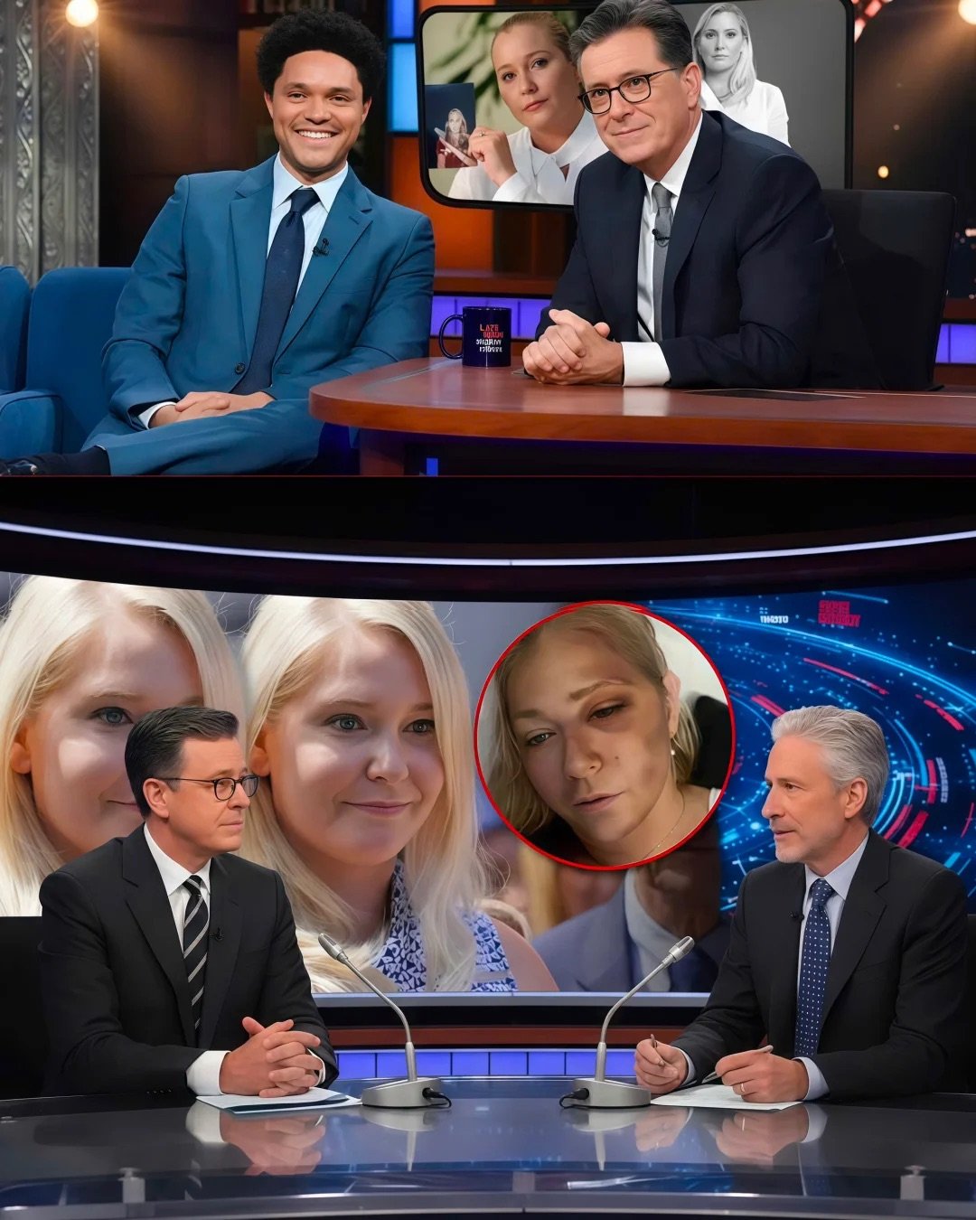 Comedy’s Truth-Tellers Have Declared War on Silence: Jon Stewart, Trevor Noah, Stephen Colbert, and Jimmy Kimmel are no longer just defending free speech