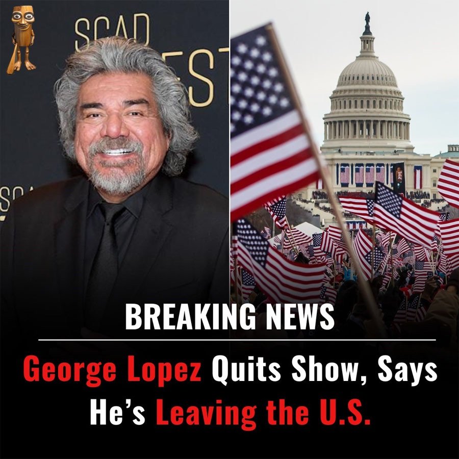 In a surprising turn that’s leaving fans stunned, George Lopez is reportedly walking away from his iconic TV show—and possibly from the United States altogether. Citing that he “can’t live here for the next 4 years,” his sudden decision has sparked a wave of speculation. What’s really behind this dramatic move, and where could he be heading next?